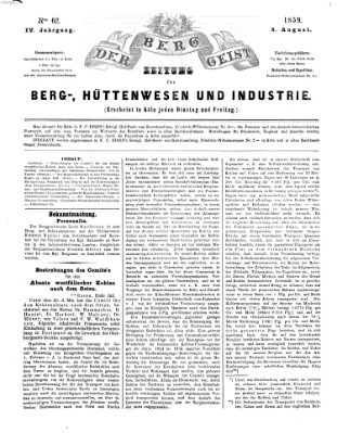 Der Berggeist Freitag 5. August 1859