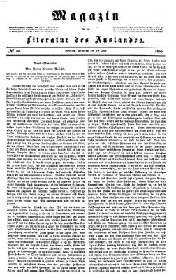 Magazin für die Literatur des Auslandes Dienstag 10. Juli 1855