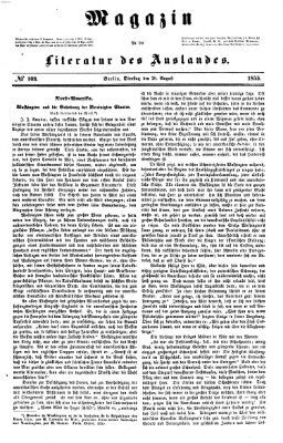 Magazin für die Literatur des Auslandes Dienstag 28. August 1855