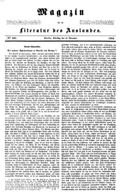 Magazin für die Literatur des Auslandes Dienstag 13. November 1855