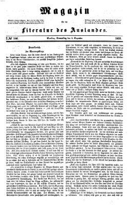 Magazin für die Literatur des Auslandes Donnerstag 6. Dezember 1855