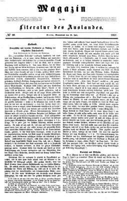 Magazin für die Literatur des Auslandes Samstag 25. Juli 1857