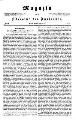 Magazin für die Literatur des Auslandes Dienstag 28. Juli 1857