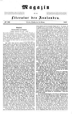 Magazin für die Literatur des Auslandes Dienstag 20. Oktober 1857