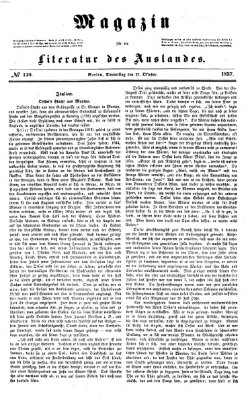 Magazin für die Literatur des Auslandes Donnerstag 29. Oktober 1857