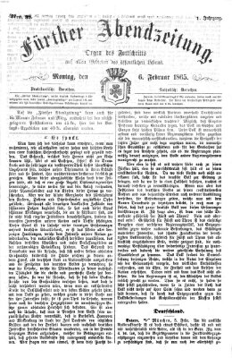 Fürther Abendzeitung Montag 6. Februar 1865