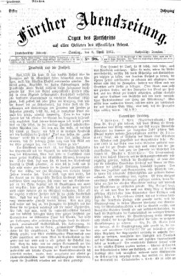 Fürther Abendzeitung Samstag 8. April 1865