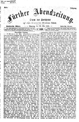 Fürther Abendzeitung Sonntag 28. Mai 1865