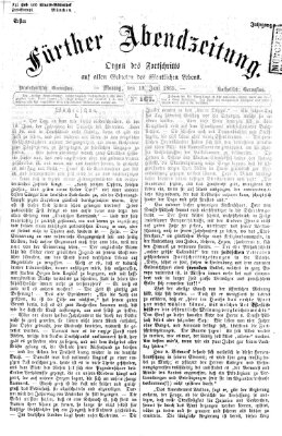 Fürther Abendzeitung Montag 19. Juni 1865