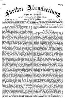 Fürther Abendzeitung Montag 26. Juni 1865