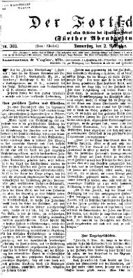 Der Fortschritt auf allen Gebieten des öffentlichen Lebens Donnerstag 2. November 1865