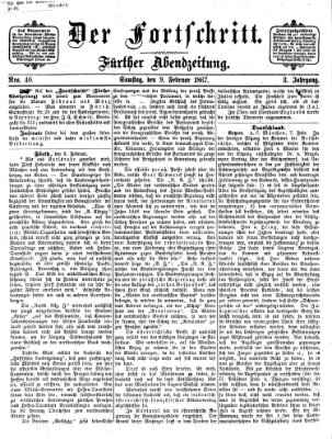 Der Fortschritt (Der Fortschritt auf allen Gebieten des öffentlichen Lebens) Samstag 9. Februar 1867