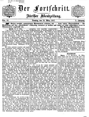 Der Fortschritt (Der Fortschritt auf allen Gebieten des öffentlichen Lebens) Samstag 30. März 1867