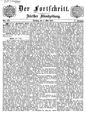 Der Fortschritt (Der Fortschritt auf allen Gebieten des öffentlichen Lebens) Samstag 4. Mai 1867