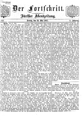 Der Fortschritt (Der Fortschritt auf allen Gebieten des öffentlichen Lebens) Freitag 24. Mai 1867