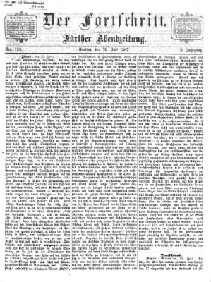 Der Fortschritt (Der Fortschritt auf allen Gebieten des öffentlichen Lebens) Freitag 26. Juli 1867