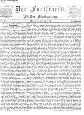 Der Fortschritt (Der Fortschritt auf allen Gebieten des öffentlichen Lebens) Sonntag 28. Juli 1867