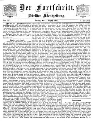 Der Fortschritt (Der Fortschritt auf allen Gebieten des öffentlichen Lebens) Freitag 2. August 1867