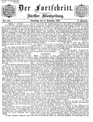 Der Fortschritt (Der Fortschritt auf allen Gebieten des öffentlichen Lebens) Donnerstag 12. September 1867