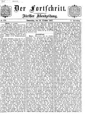 Der Fortschritt (Der Fortschritt auf allen Gebieten des öffentlichen Lebens) Donnerstag 24. Oktober 1867