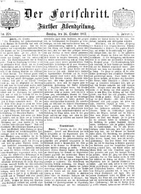 Der Fortschritt (Der Fortschritt auf allen Gebieten des öffentlichen Lebens) Samstag 26. Oktober 1867