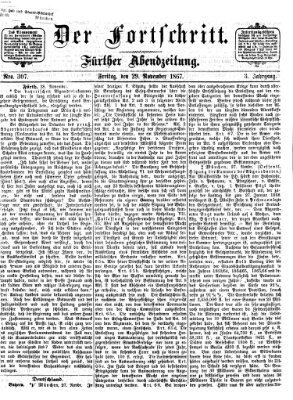 Der Fortschritt (Der Fortschritt auf allen Gebieten des öffentlichen Lebens) Freitag 29. November 1867