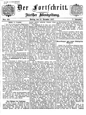 Der Fortschritt (Der Fortschritt auf allen Gebieten des öffentlichen Lebens) Freitag 13. Dezember 1867