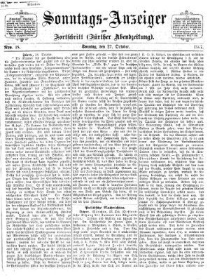 Der Fortschritt (Der Fortschritt auf allen Gebieten des öffentlichen Lebens) Sonntag 27. Oktober 1867