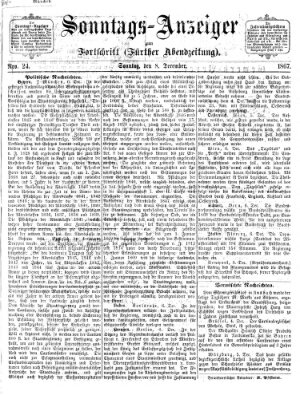 Der Fortschritt (Der Fortschritt auf allen Gebieten des öffentlichen Lebens) Sonntag 8. Dezember 1867