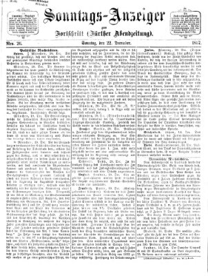 Der Fortschritt (Der Fortschritt auf allen Gebieten des öffentlichen Lebens) Sonntag 22. Dezember 1867