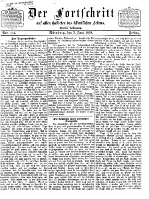 Der Fortschritt auf allen Gebieten des öffentlichen Lebens Freitag 5. Juni 1868