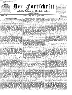 Der Fortschritt auf allen Gebieten des öffentlichen Lebens Sonntag 7. Juni 1868