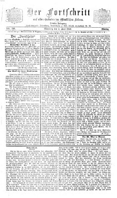 Der Fortschritt auf allen Gebieten des öffentlichen Lebens Montag 7. Juni 1869