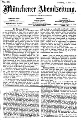 Münchener Abendzeitung Dienstag 3. Mai 1864