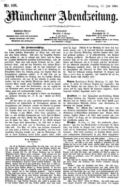 Münchener Abendzeitung Sonntag 17. Juli 1864