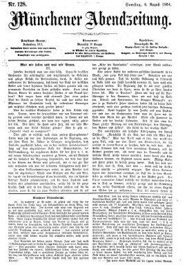 Münchener Abendzeitung Samstag 6. August 1864