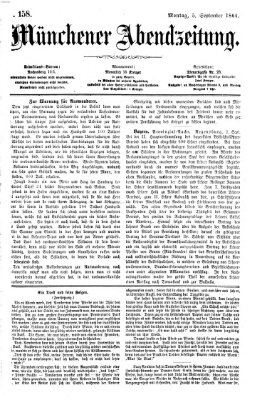 Münchener Abendzeitung Montag 5. September 1864