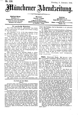 Münchener Abendzeitung Dienstag 6. September 1864