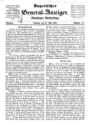 Bayerischer General-Anzeiger (Nürnberger Abendzeitung) Samstag 17. Mai 1862