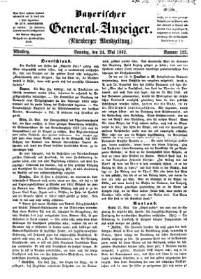 Bayerischer General-Anzeiger (Nürnberger Abendzeitung) Samstag 24. Mai 1862