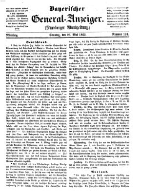 Bayerischer General-Anzeiger (Nürnberger Abendzeitung) Sonntag 25. Mai 1862