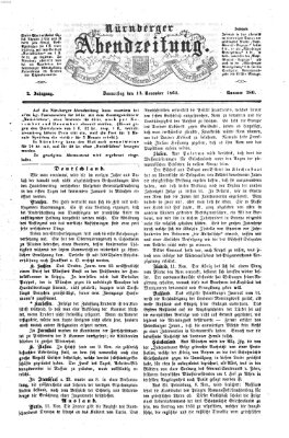 Nürnberger Abendzeitung Donnerstag 13. November 1862