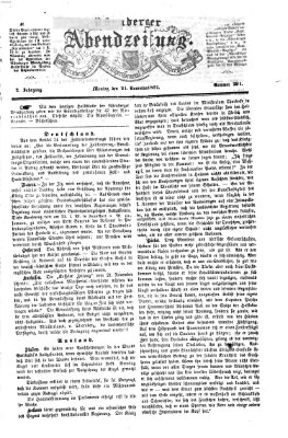 Nürnberger Abendzeitung Montag 24. November 1862