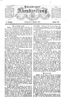 Nürnberger Abendzeitung Dienstag 2. Dezember 1862