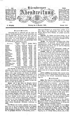 Nürnberger Abendzeitung Samstag 6. Dezember 1862