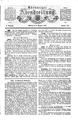 Nürnberger Abendzeitung Montag 8. Dezember 1862