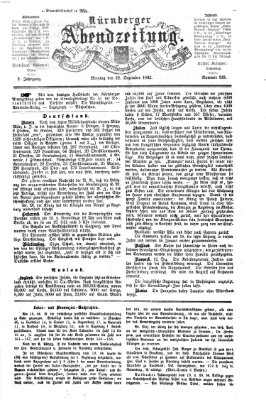 Nürnberger Abendzeitung Montag 22. Dezember 1862