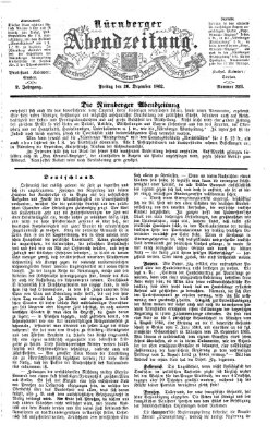 Nürnberger Abendzeitung Freitag 26. Dezember 1862