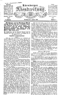 Nürnberger Abendzeitung Sonntag 4. Januar 1863