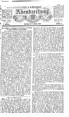 Nürnberger Abendzeitung Samstag 17. Januar 1863